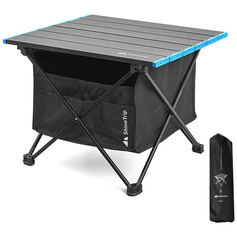 Table De Pique-Nique Pliante Exterieure En Alliage D'Aluminium Avec Poche De Siege Etanche (Petite Taille)