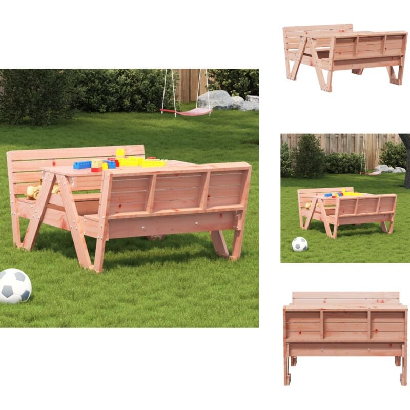 Vidaxl - Table de pique-nique pour enfants bois massif de douglas - Table De Pique-nique - Table Enfant - Mobilier De Jardin - Bois Massif - Douglas