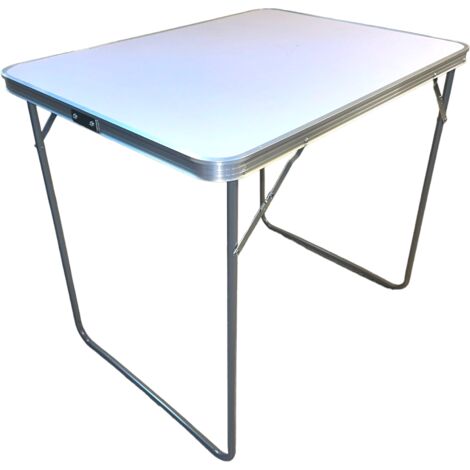 Table de pliage 80x60 cm avec structure en acier