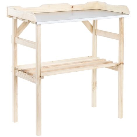 Table de rempotage en bois 82x38x78 cm HI