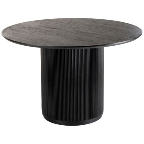Table de Repas Design en Bois "Vincent" 120cm Noir