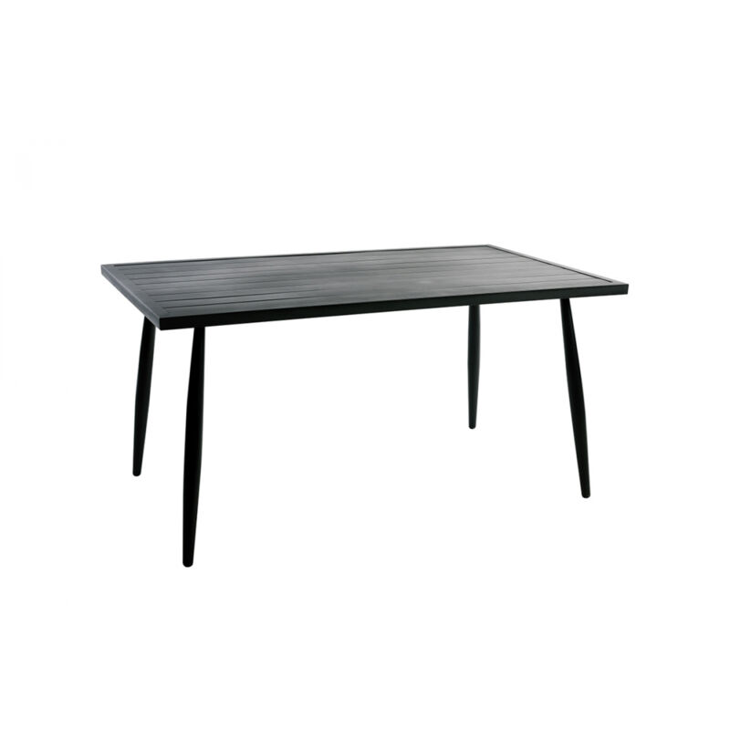 Essenciel Green - table rectangulaire alu/acier 150x85cm