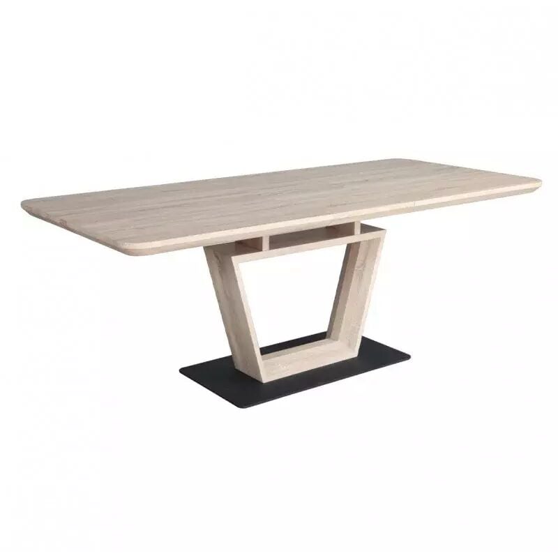 Table de repas extensible 160 à 200 cm rectangulaire - LUCCIA - Bois