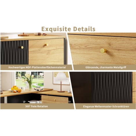 Table de repas portable avec espace de rangement . La table peut être tournée à 360°. C’est une table de repas moderne et mobile. Idéale pour les cuisines, elle peut également servir de table basse.