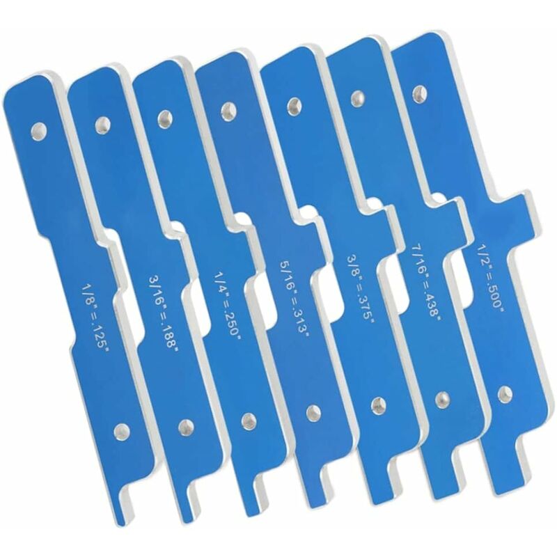 Briday - Barres de Montage pour Table de Routeur - Configuration Précise en Aluminium pour Menuiserie, Construction et Bricolage