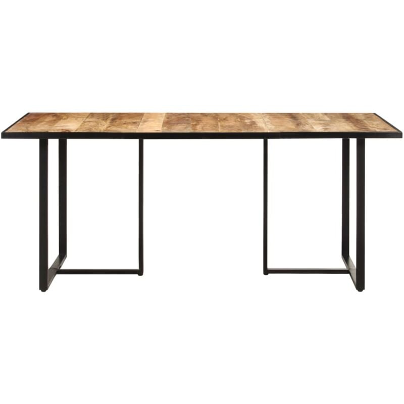 Vidaxl - Table de salle à manger 180 cm Bois de manguier brut