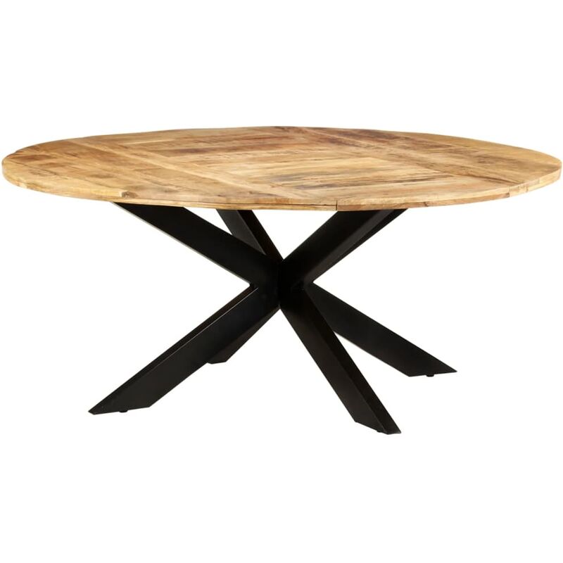 Vidaxl - Table de salle à manger Bois ronde de manguier brut 175x75 cm