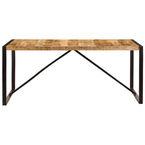 Table de salle à manger 180x90x75 cm Bois de manguier solide
