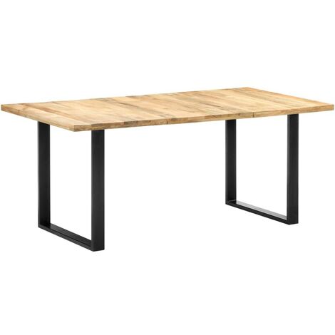 Table de Salle à Manger Dîner Cuisine Repas Multi-taille Multi-matériau vidaXL