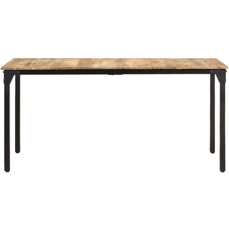 Vidaxl - Table de salle à manger 160x80x76 cm Bois de manguier brut