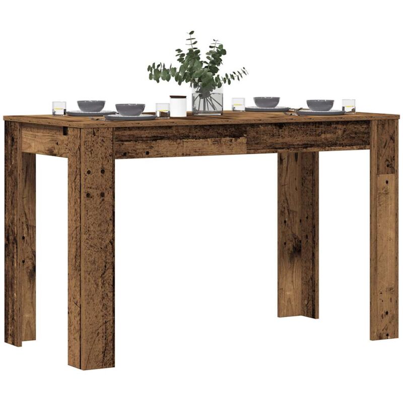 Vidaxl - Table à manger vieux bois 120x60x76 cm bois d'ingénierie