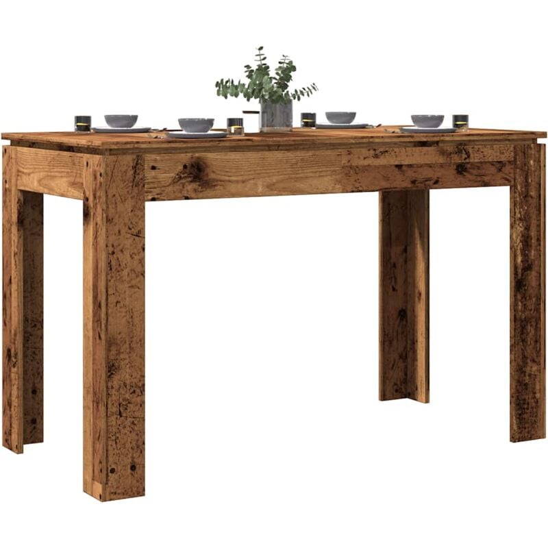 Vidaxl - Table à manger vieux bois 120x60x76 cm bois d'ingénierie