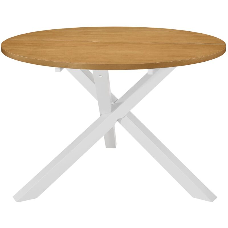 Vidaxl - Table de salle à manger Blanc 120 x 75 cm mdf