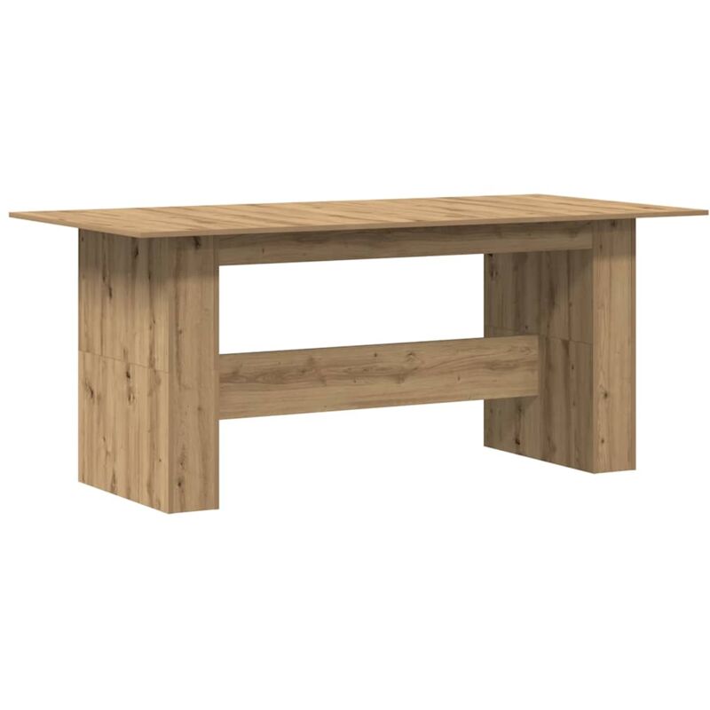 Vidaxl - Table à manger chêne artisanal 180x90x76 cm bois d'ingénierie
