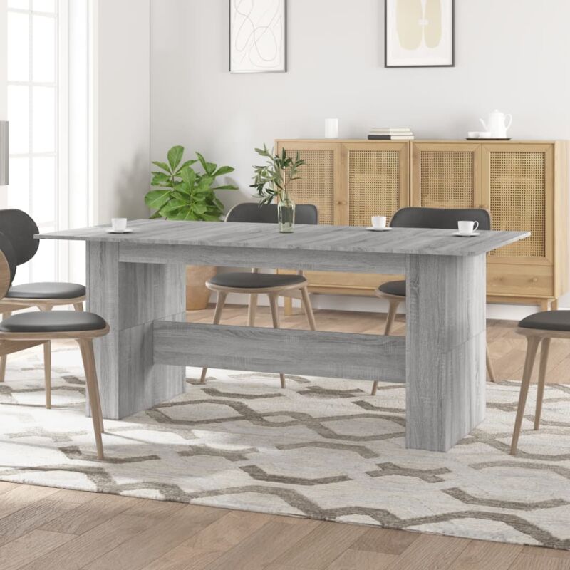 Vidaxl - Table à manger sonoma gris 180x90x76 cm bois d'ingénierie