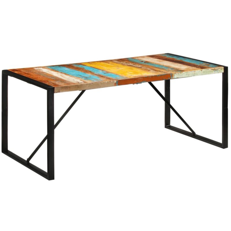 Vidaxl - Table à manger 175x90x76 cm bois massif de récupération
