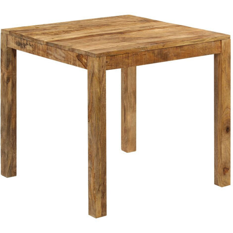 Table de salle à manger Bois de manguier massif 82x80x76