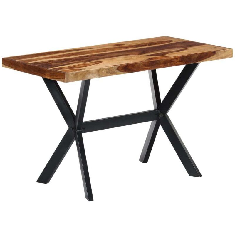 vidaXL Table à manger 120x60x75 cm Bois massif