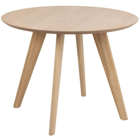 Table de salle à manger chêne blanchi L100 4 personnes - TIWI