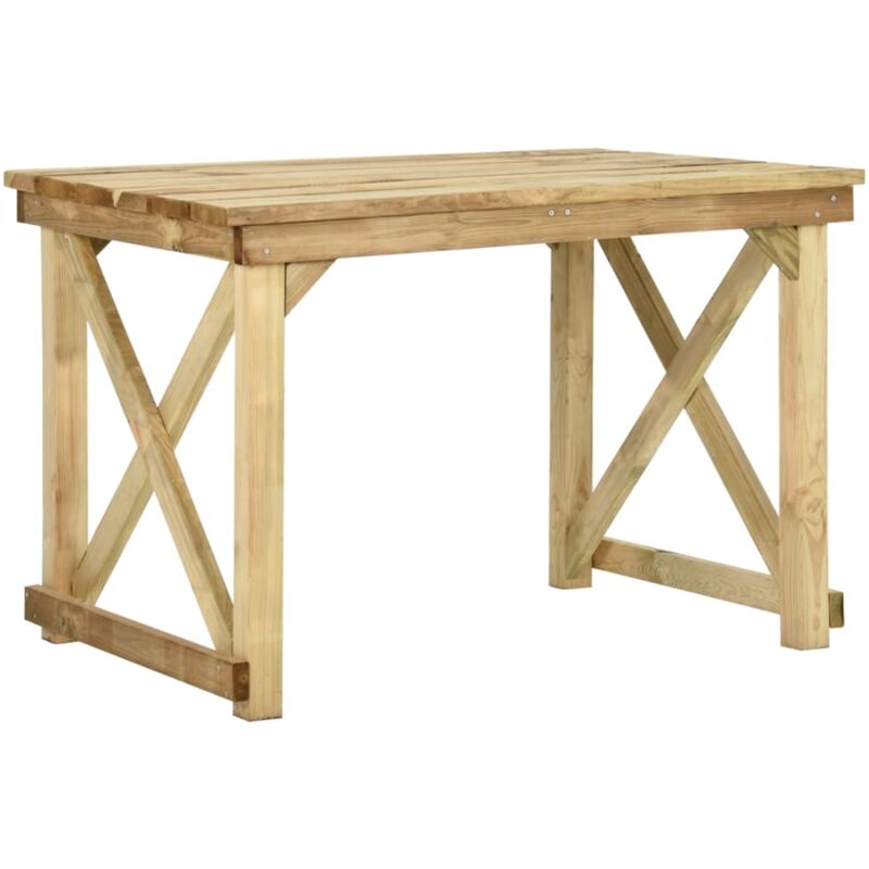 Vidaxl - Table de jardin 110x79x75 cm Bois de pin imprégné