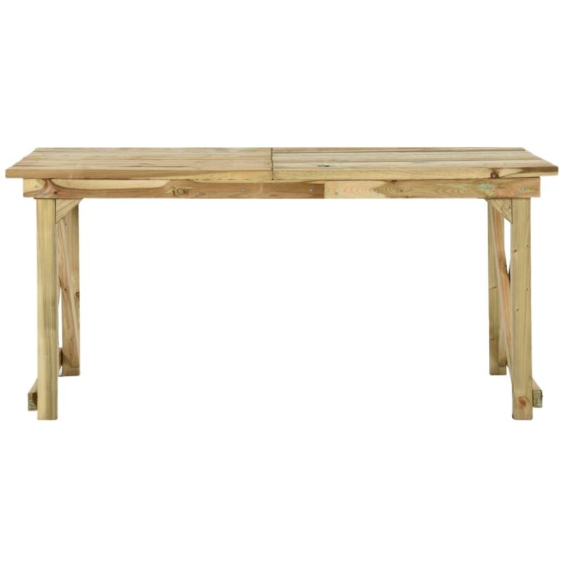 Vidaxl - Table de jardin 160x79x75 cm Bois