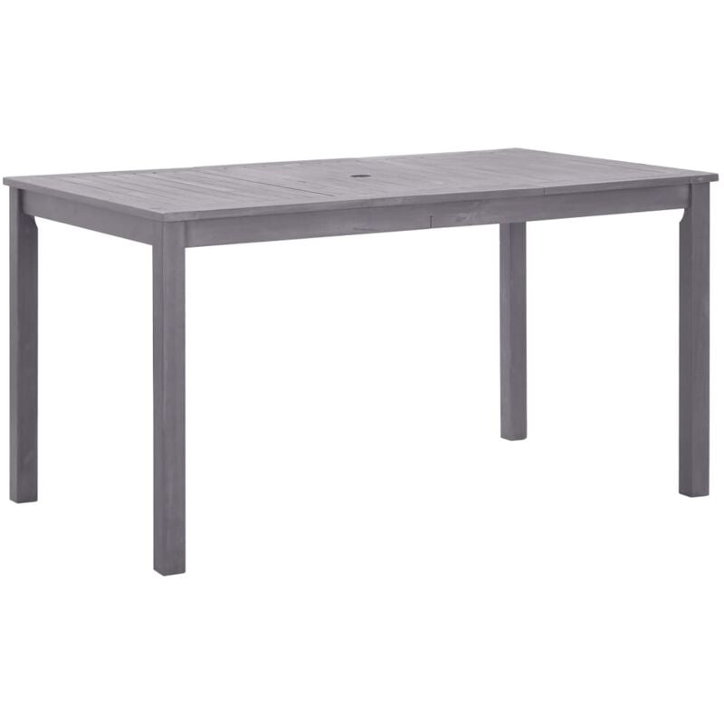 Table de jardin gris slave dans Acacia Acacia Robust Design différentes tailles taille : 140 x 80 x 74 cm