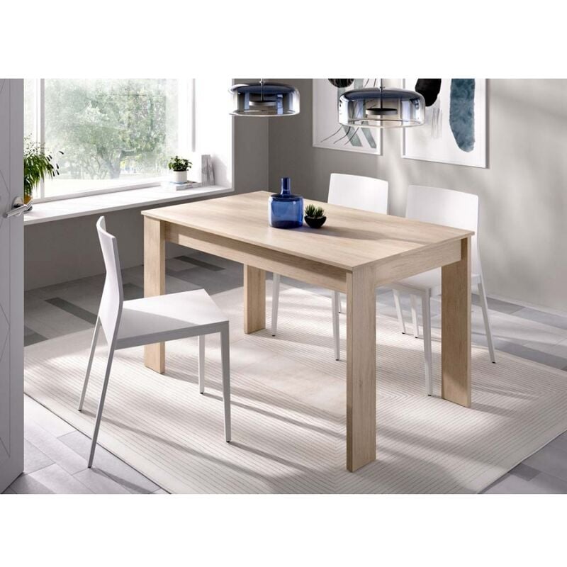 Befara - table de salle a manger fresno - Naturelle