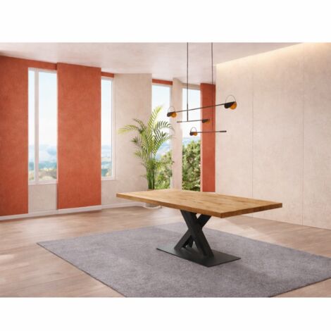 Table de salle à manger moderne avec pied design 200cm RACHA