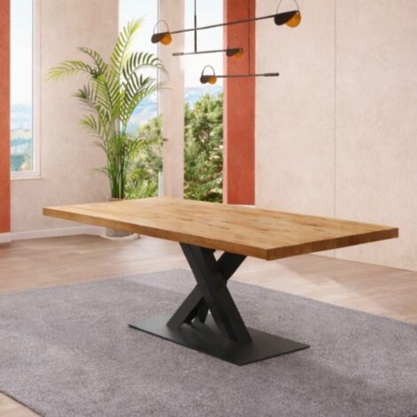 Table de salle à manger moderne avec pied design 230cm RACHA