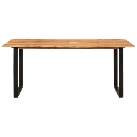 Table de salle à manger  Table à dîne  180x90x76 cm Bois d'acacia massif