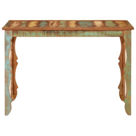 Table de salle à manger，Table à manger 110x52x76 cm bois massif de récupération CFW15964