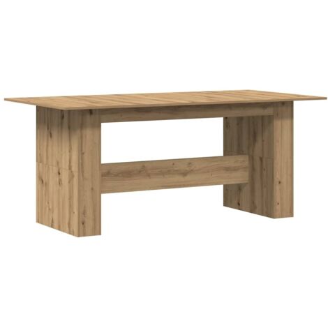Table de salle à manger，Table à manger，Table à dîner chêne artisanal 180x90x76 cm bois d'ingénierie CFW990320
