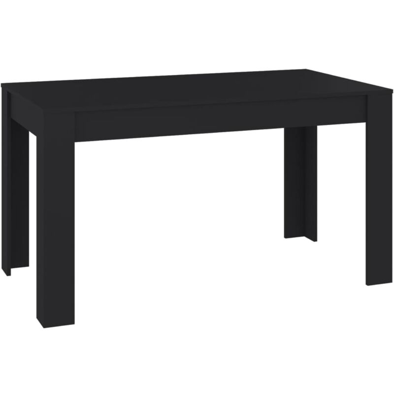 Table de salle à manger Noir 140x74,5x76