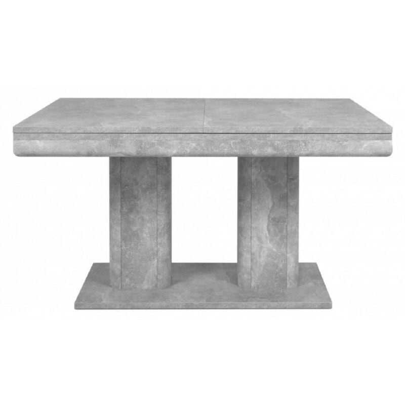 Abitare - Table extensible 140x90 cm béton - Rovigo