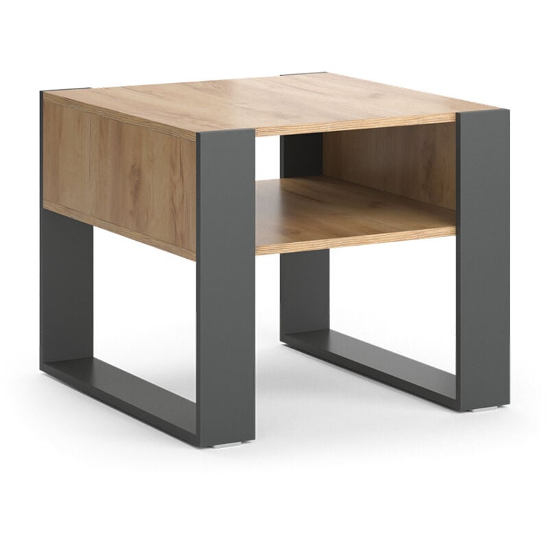 Vicco - Table basse , Anthracite, 59.2x50.6cm