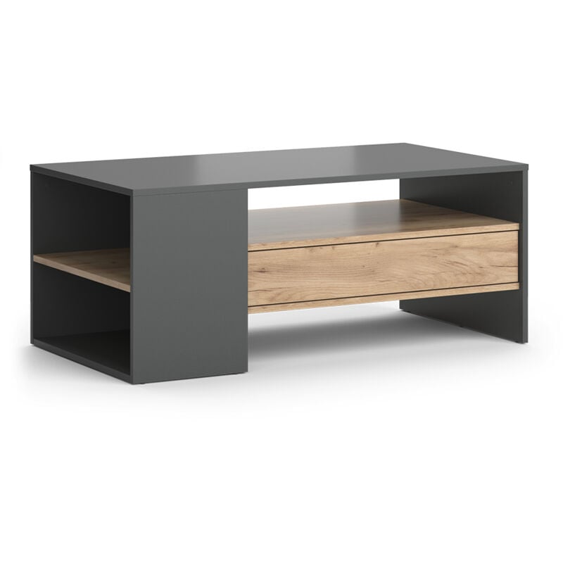 Vicco - Table basse Fabien, Chêne de force doré, 110x60cm