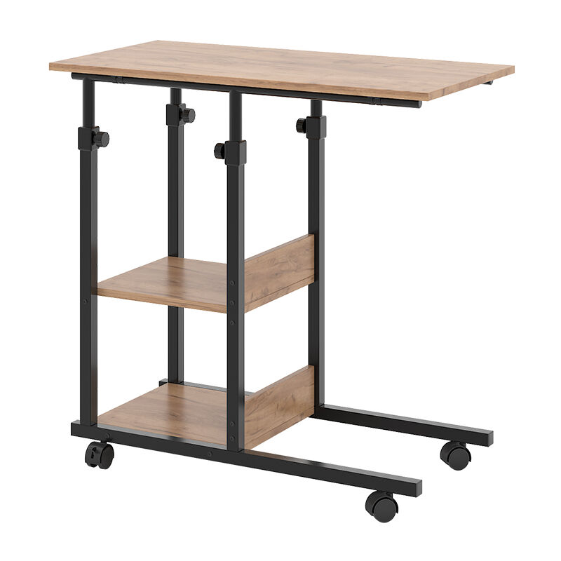 Table de salon Liam, Chêne de force doré, 89 x 40 cm avec roulettes Vicco