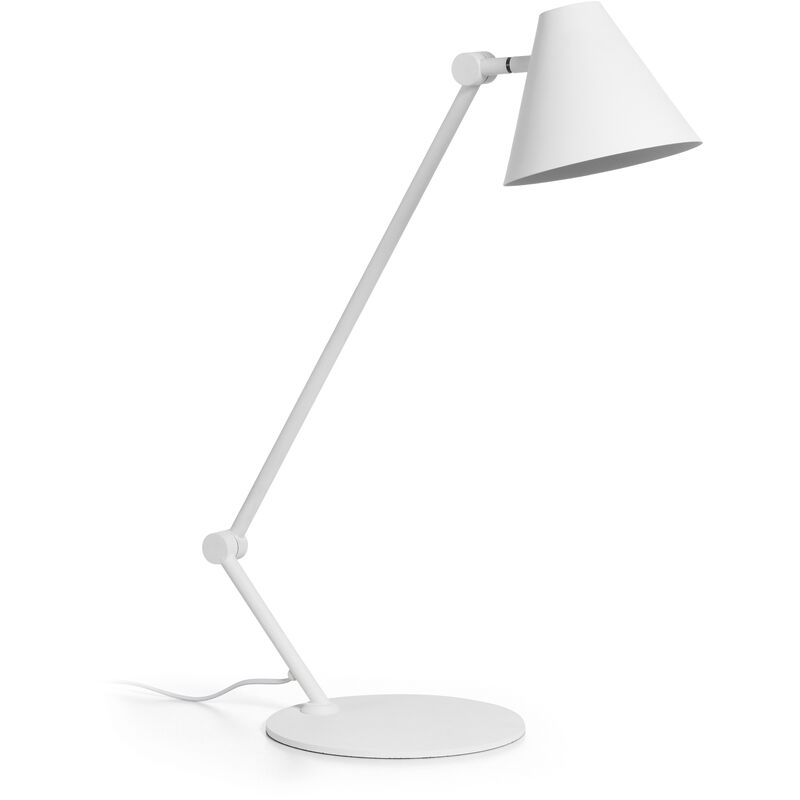 Novolux - Lampe de bureau tilt mantis E27-Ø45 60W Blanc