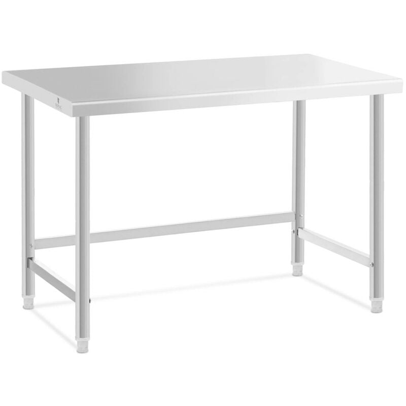 Royal Catering - Table De Travail Boucherie En Inox Professionnelle Plan De 12060 cm 91 kg