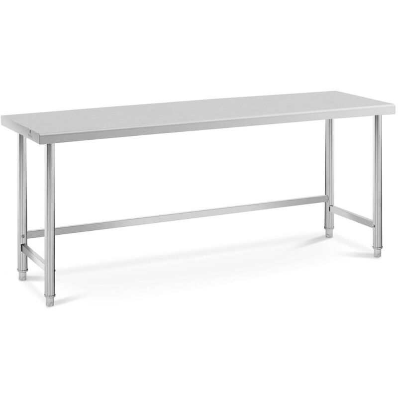 Royal Catering - Table De Travail Boucherie En Inox Professionnelle Plan De 20060 cm 95 kg