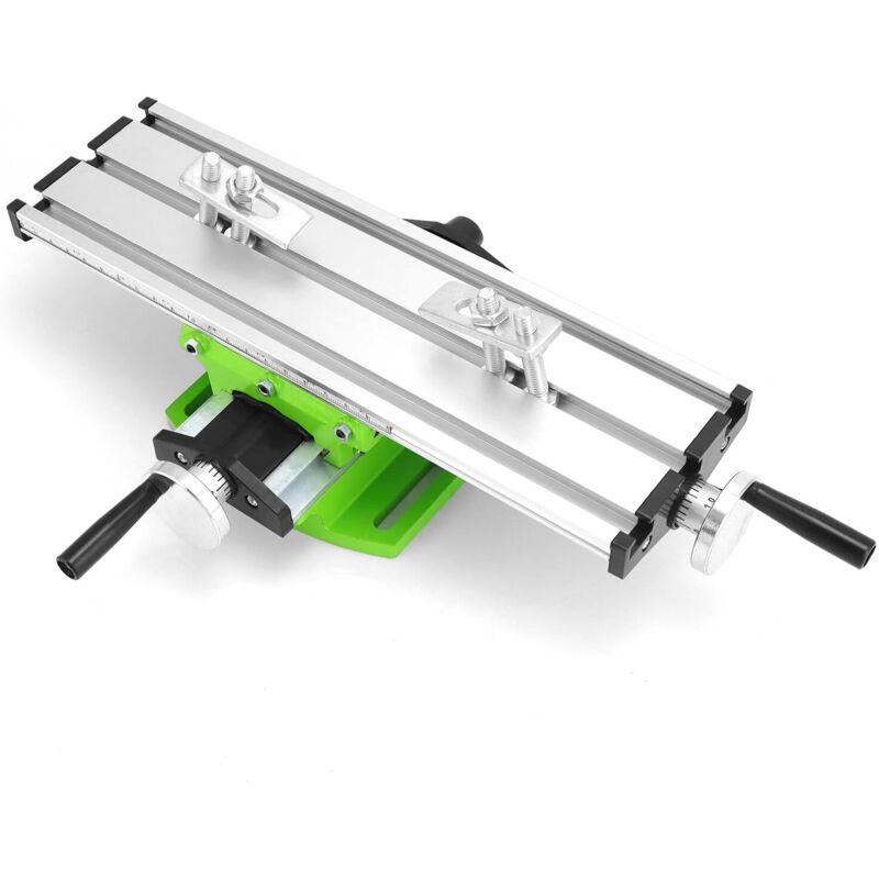Table de travail multifonction, table croix, table coulissante de perçage, pour support de perceuse d'établi, 310 90 78 mm