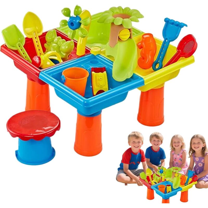 Table d'eau et de Sable - Table de Jeux d'eau pour Activités Extérieures -