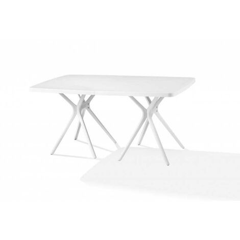 Table Design Portofino By Flow Rectangulaire Blanc