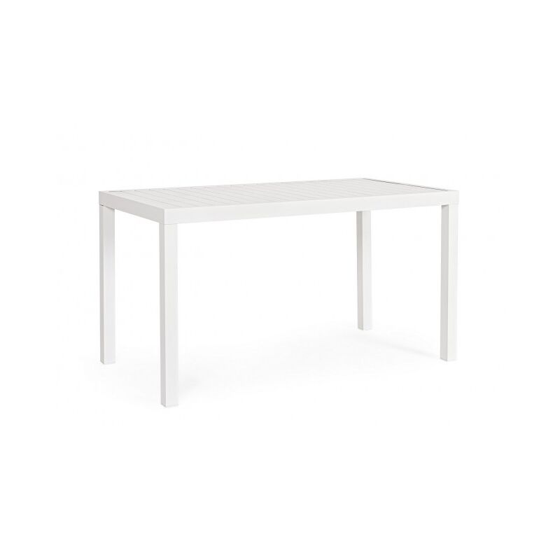 Iperbriko - Table d'extérieur Hilde 130x68 Blanc
