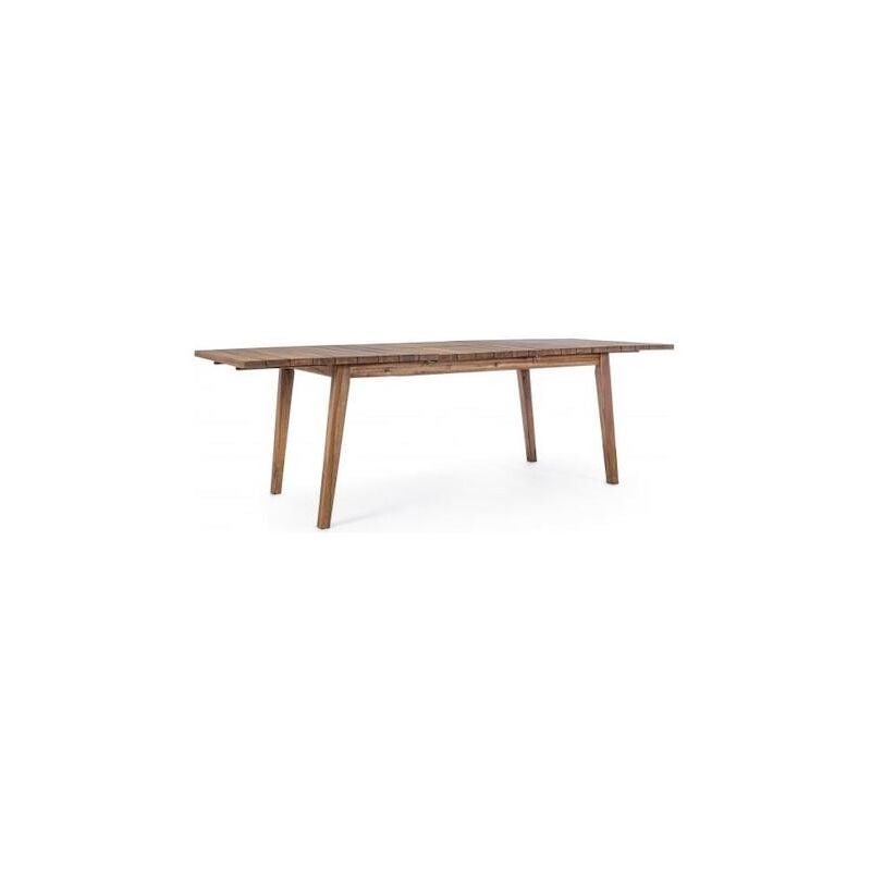 Table d'extérieur extensible en bois varsavia 180 - 240x90x h76 cm