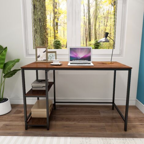 ORKIM 120cm - Bureau avec rangement - Blanc