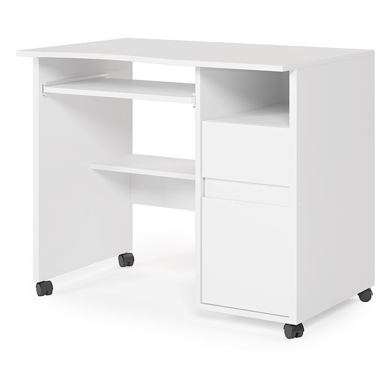 Bureau Polo, Blanc, 91 x 59 cm, Vicco