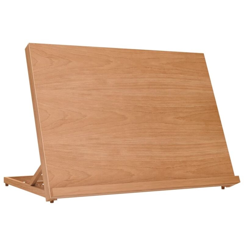 Table Easel 65x48x7 cm Solid Beech Wood Vidaxl