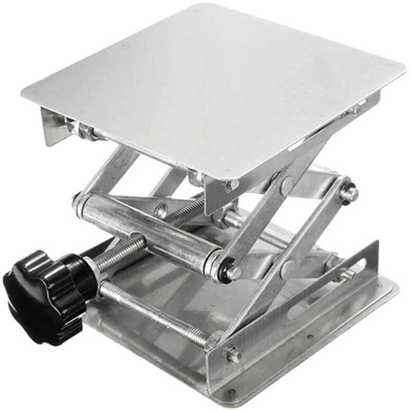 Gabrielle - Table Élévatrice de Laboratoire Plate-forme de Levage de Laboratoire en Acier Inox Élévateur Réglable de Laboratoire 45-150 mm Support de Gabrielle - Table Élévatrice de Laboratoire Plate-forme de Levage de Laboratoire en Acier Inox Élévateur Réglable de Laboratoire 45-150 mm Support de
