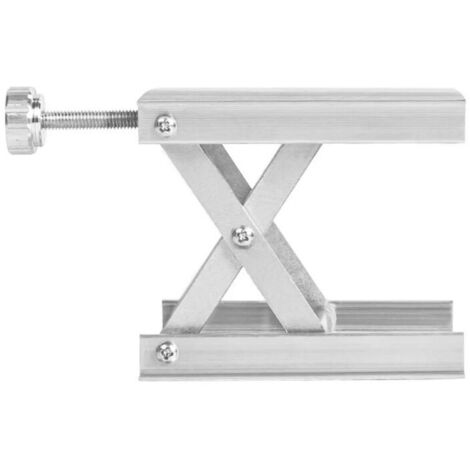 Table élévatrice de laboratoire, support scientifique, plateforme élévatrice à ciseaux, aluminium